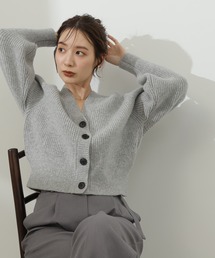 N.（N. Natural Beauty Basic） | ◆ＨＡＭＩＬＴＯＮ　ＷＯＯＬ　カーディガン(カーディガン/ボレロ)