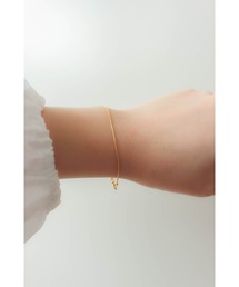 ebine | 1mm Simple Bracelet 金属アレルギー対応 サージカルステンレス(ブレスレット)