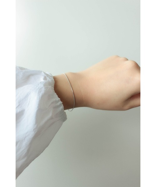 ebine(エビネ)の「1mm Simple Bracelet 金属アレルギー対応 サージカルステンレス(ブレスレット・レディース・ゴールド/シルバー/ピンクゴールド・FREE)」の17枚目の写真