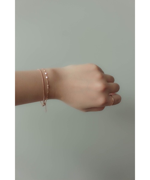 ebine(エビネ)の「1mm Simple Bracelet 金属アレルギー対応 サージカルステンレス(ブレスレット・レディース・ゴールド/シルバー/ピンクゴールド・FREE)」の18枚目の写真