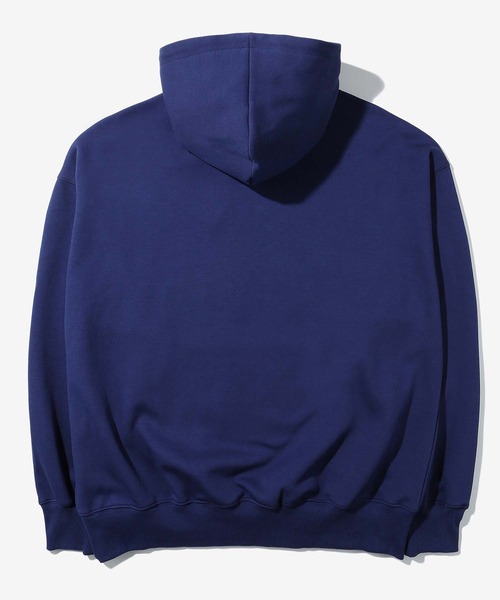 ♪ FILA ♪ VL1562 パーカー M グレー×ブルー USED 美品 ♪ ウインザーオンラインショップフィラ プルパーカー （ VL2755-20