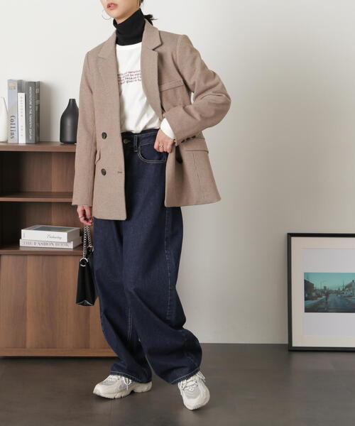 FREE'S MART（フリーズマート）の「◆タートルネックリブニット（ニット/セーター・レディース・ピンク/ホワイト/ブラック/ホワイト系その他/ブルー/ライトグリーン/パープル・FREE）」の16枚目の写真