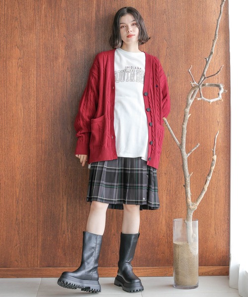 niko and...(ニコアンド)の「オリジナル厚底ハーフブーツ(ブーツ・レディース・アイボリー/ブラック・MEDIUM/LARGE)」の20枚目の写真