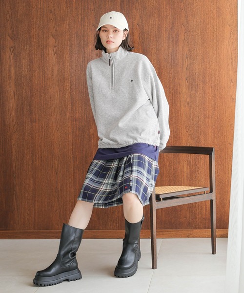 niko and...(ニコアンド)の「オリジナル厚底ハーフブーツ(ブーツ・レディース・アイボリー/ブラック・MEDIUM/LARGE)」の21枚目の写真