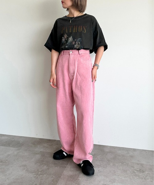 セール】ケミカルストレートパンツ【ZOZOTOWN限定アイテム】（デニム