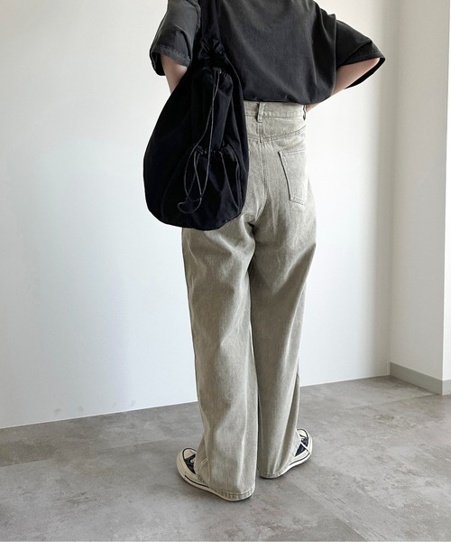 apres jour mignon(アプレジュールミニョン)の「ケミカルストレートパンツ【ZOZOTOWN限定アイテム】(デニムパンツ・レディース・ベージュ/ピンク/ブラック・LARGE/MEDIUM/SMALL/X-LARGE)」の15枚目の写真