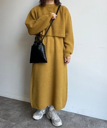 バッククロスもちもちニットアップ