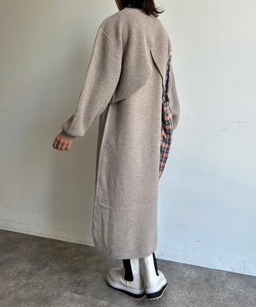 CPCM(シーピーシーエム)の「バッククロスもちもちニットアップ(ワンピース・レディース・ブラック/ベージュ/カーキ/マスタード・FREE)」の18枚目の写真