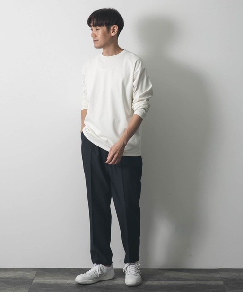 URBAN RESEARCH DOORS（アーバンリサーチドアーズ）の「ドレスポンチロングスリーブTシャツ（Tシャツ/カットソー・メンズ・チャコールグレー/ブルー/モカ/オフホワイト・LARGE/MEDIUM）」の9枚目の写真