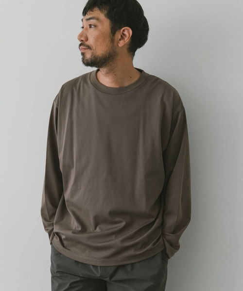 URBAN RESEARCH DOORS（アーバンリサーチドアーズ）の「ドレスポンチロングスリーブTシャツ（Tシャツ/カットソー・メンズ・チャコールグレー/ブルー/モカ/オフホワイト・LARGE/MEDIUM）」の11枚目の写真