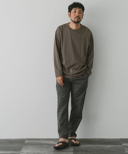 URBAN RESEARCH DOORS（アーバンリサーチドアーズ）の「ドレスポンチロングスリーブTシャツ（Tシャツ/カットソー・メンズ・チャコールグレー/ブルー/モカ/オフホワイト・LARGE/MEDIUM）」の15枚目の写真
