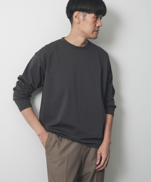 URBAN RESEARCH DOORS（アーバンリサーチドアーズ）の「ドレスポンチロングスリーブTシャツ（Tシャツ/カットソー・メンズ・チャコールグレー/ブルー/モカ/オフホワイト・LARGE/MEDIUM）」の16枚目の写真