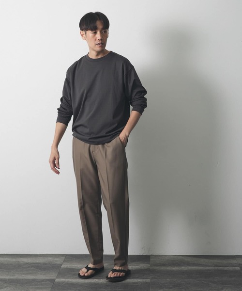 URBAN RESEARCH DOORS（アーバンリサーチドアーズ）の「ドレスポンチロングスリーブTシャツ（Tシャツ/カットソー・メンズ・チャコールグレー/ブルー/モカ/オフホワイト・LARGE/MEDIUM）」の20枚目の写真