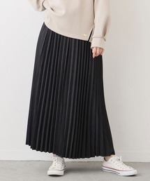 エステルピーチ起毛プリーツスカート