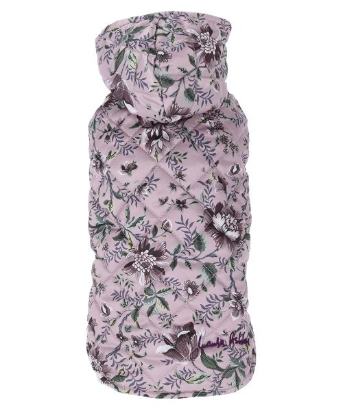 LAURA ASHLEY（ローラアシュレイ）の「LAURA ASHLEY/フード付き中綿ベストver23（ペットウェア・レディース・パープル/ネイビー・2M/M/XS/S/L/2L/2XS）」の8枚目の写真