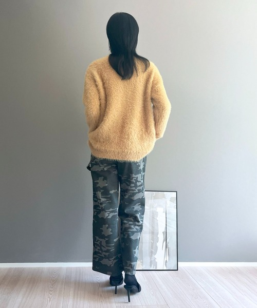 Jewelobe(ジュエローブ)の「オーバーサイズシャギーニット(ニット/セーター・レディース・ベージュ/グレー/ピンク/ホワイト・FREE)」の11枚目の写真