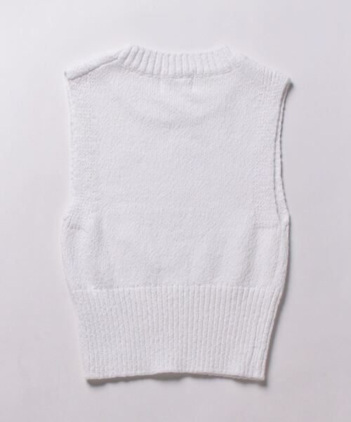 AMAIL（アマイル）の「Compact mini knit（タンクトップ・レディース・ブルー/ホワイト/ピンク・FREE）」の14枚目の写真