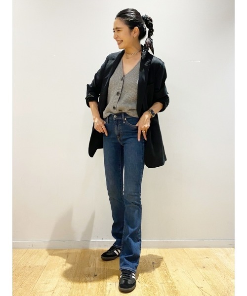 GAP（ギャップ）の「CashSoft カシミヤタッチ リブ セーターベスト（ベスト・レディース・ネイビー/グレー/ブラック/ブラウン・XS/S/XXS/XL/L/M）」の10枚目の写真