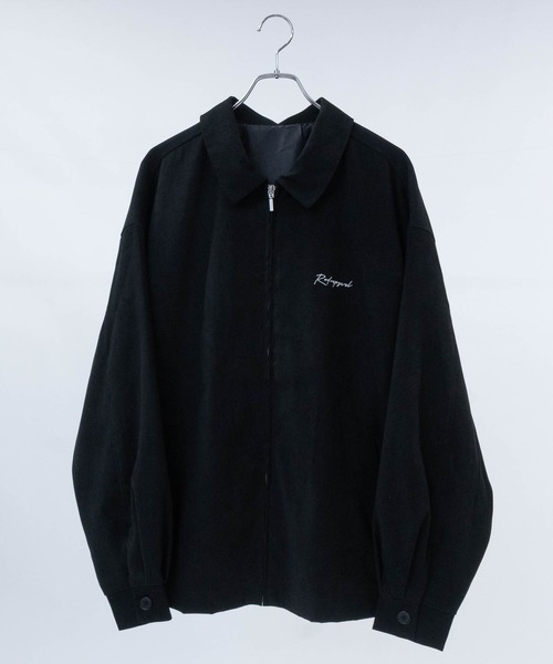 レッド刺繍ジップアップジャケット M レッド刺繍ジップアップジャケット M レッド刺繍ジップアップ