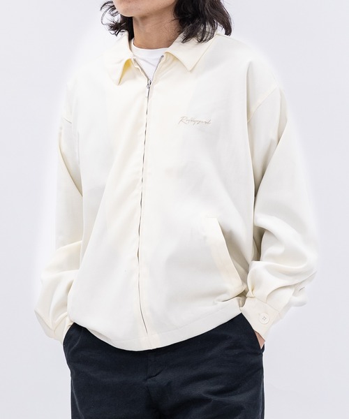 Red Cap Girl（レッドキャプガール）の「【a-r】〔Red Cap Girl/レッドキャップガール〕モールスキン バック刺繍 ハリントンジャケット スイングトップ（ブルゾン・メンズ・チャコールグレー/ブルー/アイボリー/ブラック・LARGE/MEDIUM）」の16枚目の写真