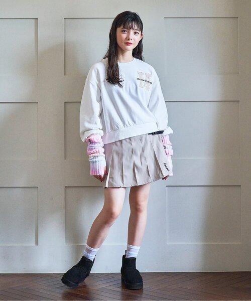 algy（アルジー）の「厚底サイドゴアムートン風ブーツ（ブーツ・キッズ・キャメル/ブラック・21/20/22/23）」の5枚目の写真