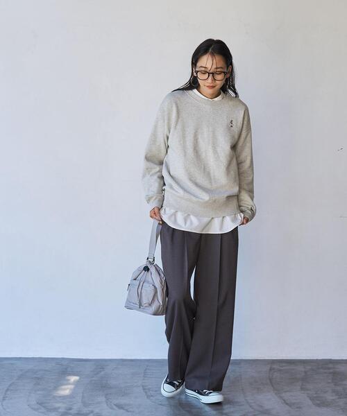 coen（コーエン）の「2WAY中綿キンチャクバッグ（トートバッグ・レディース・ライトグレー/ブラック/オリーブ・FREE）」の8枚目の写真