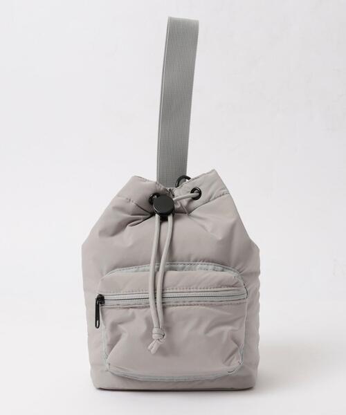 coen（コーエン）の「2WAY中綿キンチャクバッグ（トートバッグ・レディース・ライトグレー/ブラック/オリーブ・FREE）」の9枚目の写真