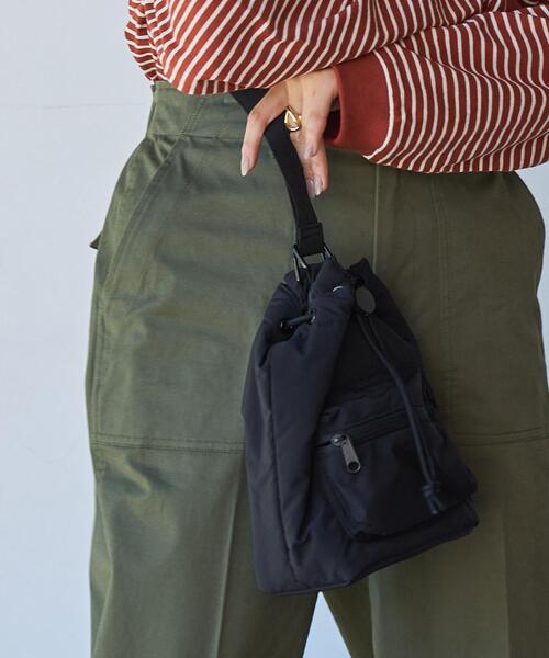 coen（コーエン）の「2WAY中綿キンチャクバッグ（トートバッグ・レディース・ライトグレー/ブラック/オリーブ・FREE）」の16枚目の写真