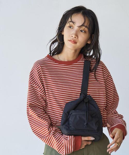 coen（コーエン）の「2WAY中綿キンチャクバッグ（トートバッグ・レディース・ライトグレー/ブラック/オリーブ・FREE）」の18枚目の写真