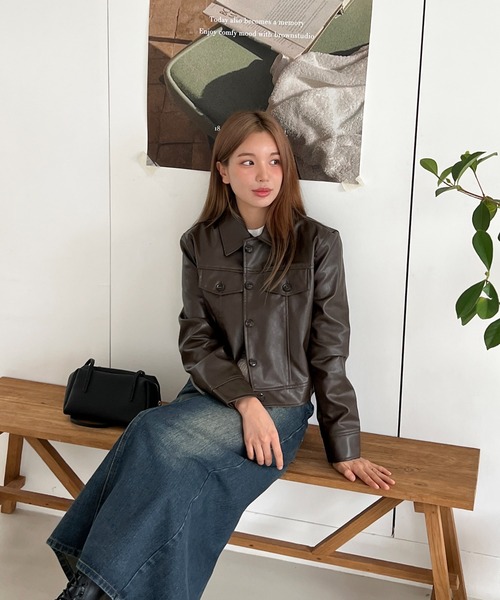 by muni:r(バイ ムニール)の「ダークヴィンテージロングデニムスカート(デニムスカート・レディース・ブルー・SMALL/MEDIUM)」の18枚目の写真