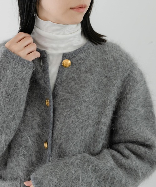 URBAN RESEARCH（アーバンリサーチ）の「『UR TECH』裏起毛タートルネックカットソー（Tシャツ/カットソー・レディース・ベージュ系その他/チャコールグレー/グリーン系その他/ブルー/オフホワイト・FREE）」の6枚目の写真