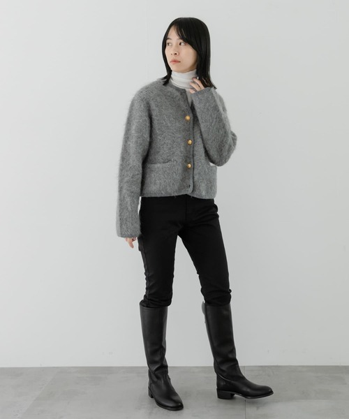 URBAN RESEARCH（アーバンリサーチ）の「『UR TECH』裏起毛タートルネックカットソー（Tシャツ/カットソー・レディース・ベージュ系その他/チャコールグレー/グリーン系その他/ブルー/オフホワイト・FREE）」の7枚目の写真