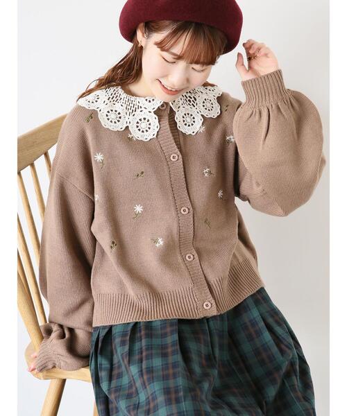 ehka sopo（エヘカソポ）の「飛び刺繍カーディガン（カーディガン
