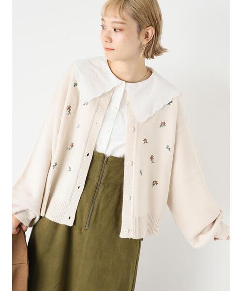 ehka sopo（エヘカソポ）の「飛び刺繍カーディガン（カーディガン