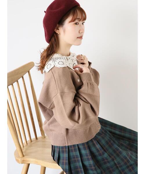 ehka sopo（エヘカソポ）の「飛び刺繍カーディガン（カーディガン