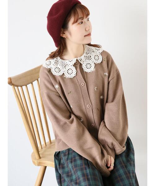 ehka sopo（エヘカソポ）の「飛び刺繍カーディガン（カーディガン