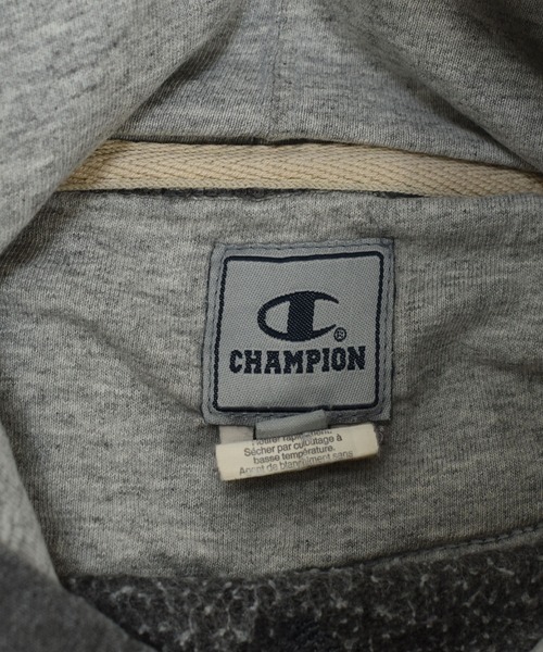 Champion(チャンピオン)の「【ヴィンテージ古着】Champion / チャンピオン ロゴ刺繍 スウェットパーカー(パーカー・メンズ・グレー・LARGE)」の6枚目の写真