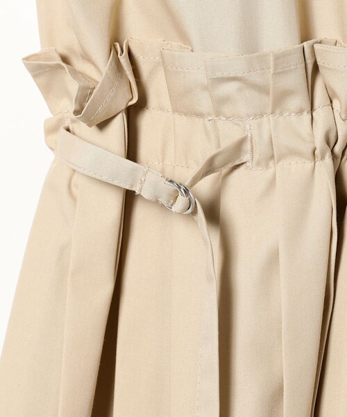 Ray BEAMS（レイビームス）の「Ray BEAMS / ヨーク レイヤー ハーフスリーブ プリーツ ワンピース（ワンピース・レディース・ライトブルー/ベージュ/ブラック・ONE SIZE）」の12枚目の写真