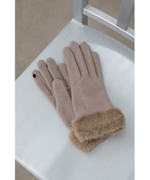 AZUL by moussy（アズールバイマウジー）の「フェイクファーグローヴ（手袋）」