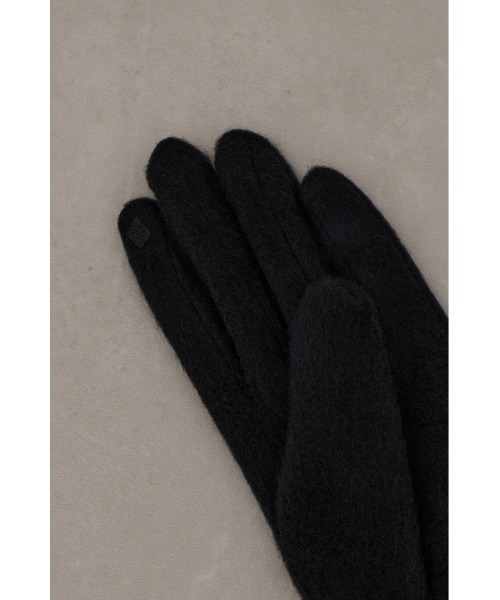 AZUL by moussy（アズールバイマウジー）の「フェイクファーグローヴ（手袋・レディース・ライトベージュ/ブラック・FREE）」の10枚目の写真