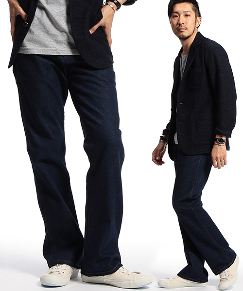 Wrangler(ラングラー)の「Wrangler / 別注 Shoe Cut Denim One Wash(デニムパンツ・メンズ・インディゴブルー・31inch/29inch/33inch)」の1枚目の写真