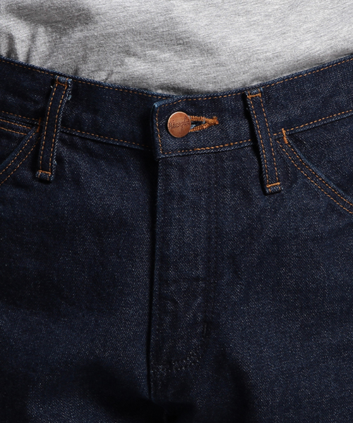 Wrangler(ラングラー)の「Wrangler / 別注 Shoe Cut Denim One Wash(デニムパンツ・メンズ・インディゴブルー・31inch/29inch/33inch)」の4枚目の写真