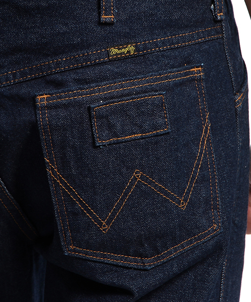 Wrangler(ラングラー)の「Wrangler / 別注 Shoe Cut Denim One Wash(デニムパンツ・メンズ・インディゴブルー・31inch/29inch/33inch)」の6枚目の写真