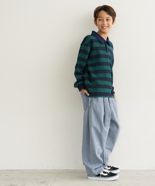 coca（coca）（コカ）の「キッズ　ゆったりデニムパンツ（デニムパンツ・キッズ・ブルー・130/140/110/120）」の11枚目の写真