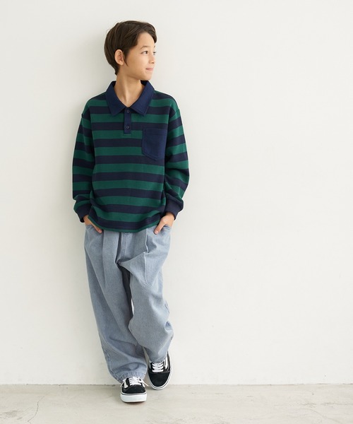 coca（coca）（コカ）の「キッズ　ゆったりデニムパンツ（デニムパンツ・キッズ・ブルー・130/140/110/120）」の9枚目の写真