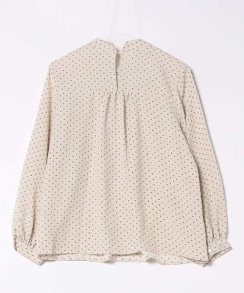 PICCIN(ピッチン)の「【WEB限定】メタルパールバーボウタイドットブラウス(メタルパールバー取り外し可能)(シャツ/ブラウス・レディース・ブラック/オフホワイト・M)」の7枚目の写真