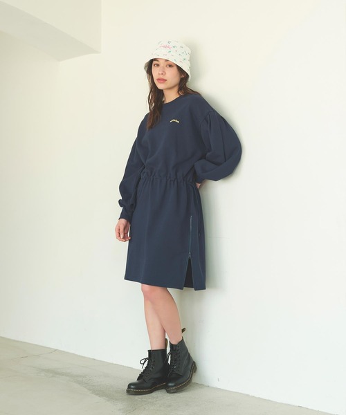 MILKFED.（ミルクフェド）の「FLORAL PATTERN WAFFLE HAT（ハット・レディース・アッシュ/オフホワイト・ONE SIZE）」の10枚目の写真