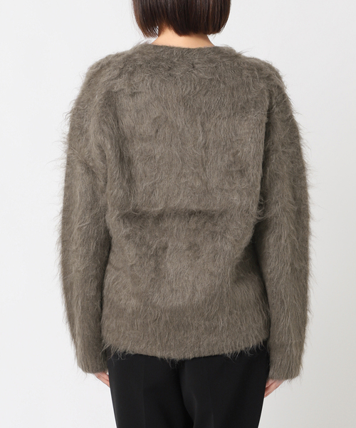 JOURNAL STANDARD（ジャーナルスタンダード）の「《追加》シャギーVネックカーディガン（カーディガン/ボレロ・レディース・グレー・FREE）」の20枚目の写真