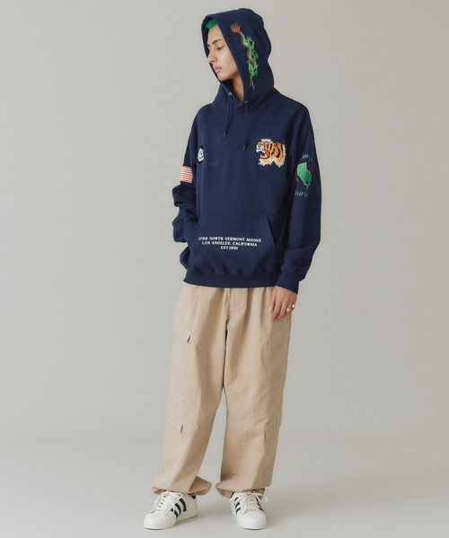 XLARGE(エクストララージ)の「RIPSTOP CARGO PANTS(カーゴパンツ・メンズ・オリーブ/ブラック/ベージュ・M/L/S/XL)」の14枚目の写真