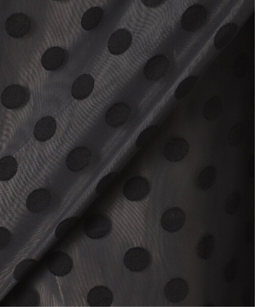 La TOTALITE（ラトータリテ）の「《追加》シアードットタックスカート（スカート・レディース・ブラック/ベージュ・36/38）」の11枚目の写真